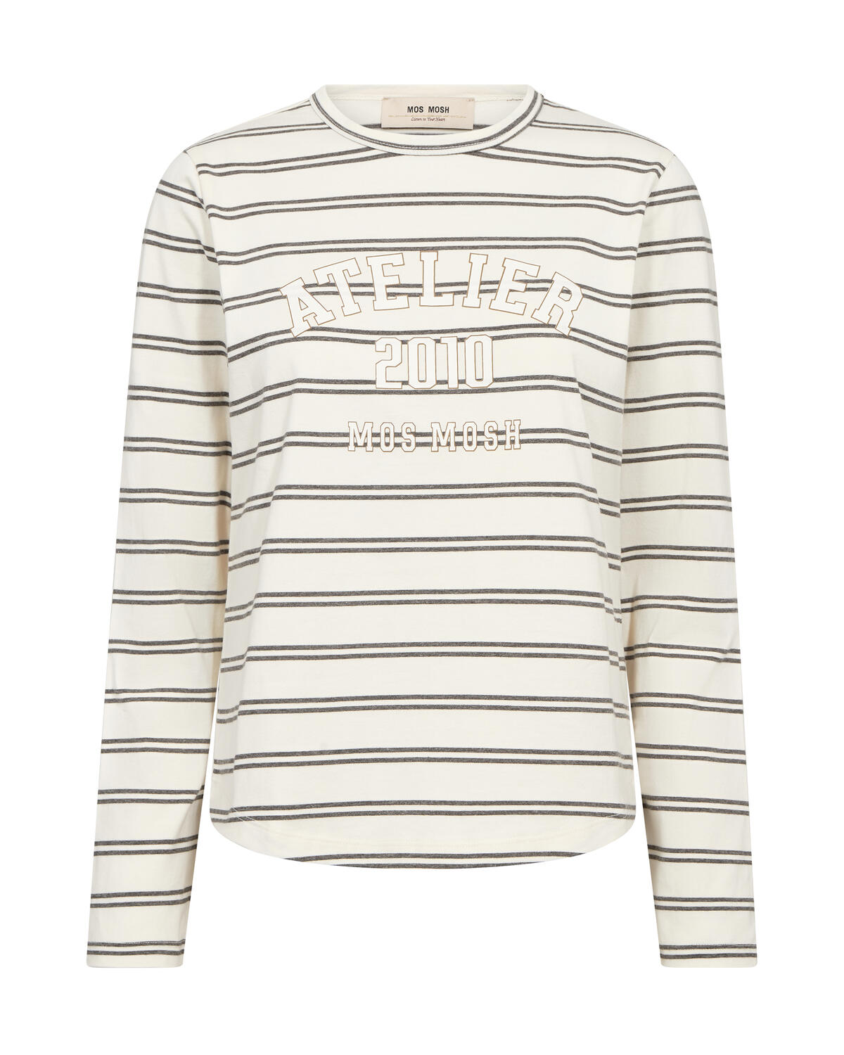 Camp Stripe langærmet t-shirt - Delicioso
